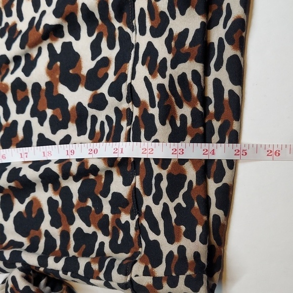 Lou & Grey Leopard Print Fluffy Fleece Hoodie Size S - Picture 6 of 13